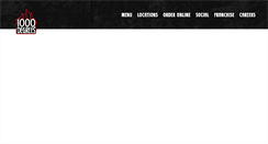 Desktop Screenshot of 1000degreespizza.com